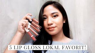 5 LIP GLOSS LOKAL FAVORIT  Glossy Lips All Day 