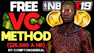 NBA 2K19 VC METHOD AFTER PATCH MAKE $25K A HOUR FAST & EASY FREE VC MYCAREER TUTORIAL