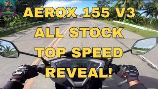 AEROX 155 V3 TOP SPEED REVEAL  ALL STOCK 