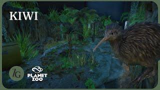 Nocturnal Kiwi A habitat in the dark - A Planet Zoo Speed Build in the Leuchenzee Zoo