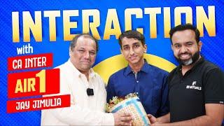 Interaction with AIR-1  CA INTER NOV 23 l Jay Jimulia