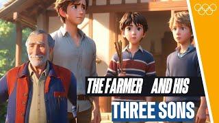 THE FARMER AND HIS THREE SONS English moral story for kids 