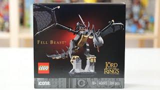 LEGO Icons 40693 Lord of the Rings Fell Beast – LEGO Speed Build Review
