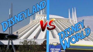 Space Mountain VERSUS Disneyland Vs. Disney World