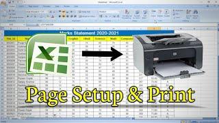 How to Print in Excel  Print Page Setup in Excel