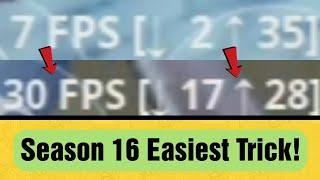 Fortnite Mobile Season 16 FPS Boost EASY Trick  Android 