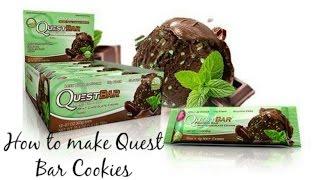 How to make QUEST BAR COOKIES  MY FAVOURITE everyday HEALTHY SNACK