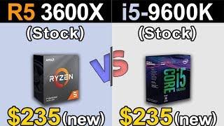 Ryzen 5 3600X Vs. i5-9600K  1080p and 1440p Gaming Benchmarks