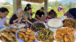 MASAK DAN MAKAN BARENG MENU MAKANAN KHAS PEDESAAN BARENG KELUARGA @vesvanolla