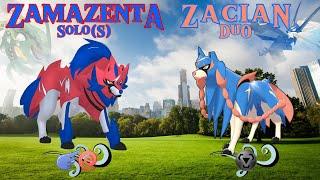 ZAMAZENTA RAID SOLO x2 ZACIAN SPEED DUO #pokemon #pokemongo #soloraid #duoraid