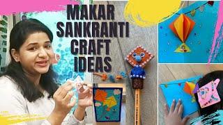 Makar Sankranti Craft Ideas  Kite Making  Festival Craft  Lohri  Greeting Card  DIY Kite