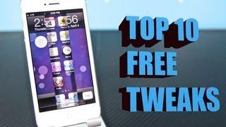 Top 10 FREE Cydia Tweaks For iOS 6.1.36.1.26.1 - Must Have iPhone 54S43Gs Tweaks