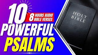 Psalm 1 2 3 4 5 6 7 8 9 10 Powerful Psalms Bible verses for sleep with Gods Word ON