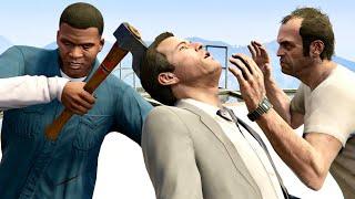 GTA V PC Franklin Kills Trevor And Michael Editor Rockstar Movie Cinematic Short Film