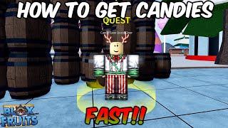 How to Grind Candies In The Fastest Way Blox Fruit