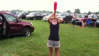 Dizzy Bat with Sarah - EFCO Mud Volleyball 2012