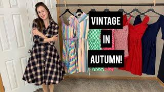 Autumn Vintage Fashion  Cold Weather Favorites