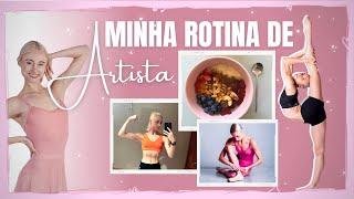 Minha Rotina da semana 2023 Aulas de Dança teatro aula de canto treinos alimentação e etc