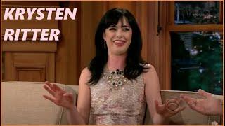 Krysten Ritter is weirdly sexy and flirty with Craig Ferguson  Full Show