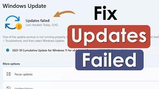 Update Failed Windows 11  Windows 11 Update Error 100% Working Method