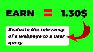 Evaluate the relevancy of a webpage to a user query  Exam 85%   Toloka Yandex Task