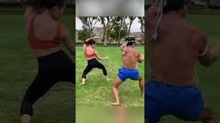 Cambodian martial arts form training June 2023