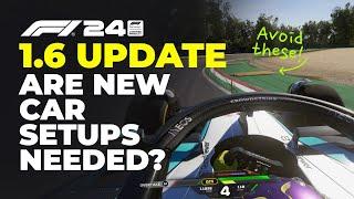 F1 24 Update v1.6 Updates To Car Setups Handling & Kerbs