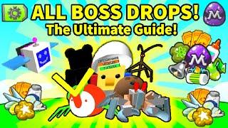  ALL BOSS MOB DROPS Bee Swarm Simulator Defeating all Boss Mob Drops Chances 2023 Beesmas Update