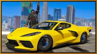 GTA 5 Roleplay - Monster 2000HP Drag Corvette DESTROYS Cops  RedlineRP