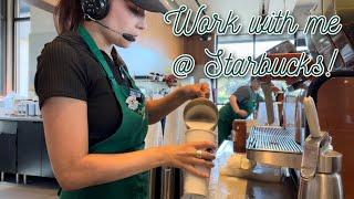 WORK WITH ME AT STARBUCKS - busy morning shift