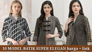 10 model baju batik super elegant harga + link