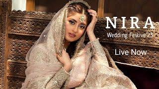 Faiza Saqlain NIRA Wedding Festive 23  Faiza Saqlain unstitched wedding collection