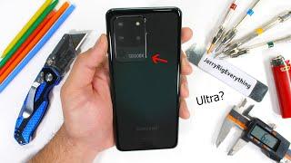 Samsung Galaxy S20 Ultra Durability Test - Is it... Ultra Strong?