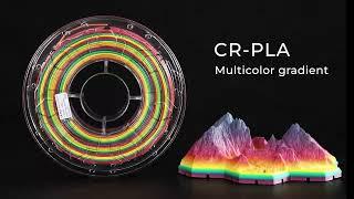 CR-Silk Rainbow PLA  Colorful Filament to Color Your Life