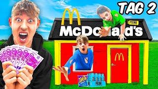 WER als LETZTES das McDonalds MINI-HAUS verlässt gewinnt 10.000€  eskaliert..