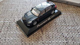 Porsche Panamera 4S Executive  Minichamps 143 onboxing