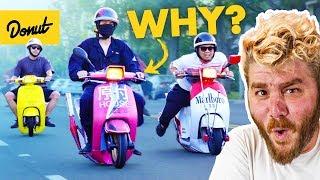 The Bizarre Japanese Scooter Gang You Never Knew Existed  Bumper 2 Bumper