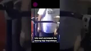 Ketika sudah terbiasa bertemu perampok