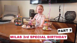 MILAS VERY SPECIAL 3rd BIRTHDAY PART 2