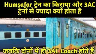 Why Humsafar Fare in Higher than Other Third AC Trains