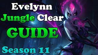 SEASON 11 EVELYNN JUNGLE CLEAR GUIDE - EDUCATIONAL