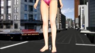 giantess mmd size change2