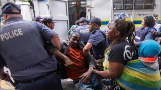 Foreigners Cry as they get Deported by the Police  anc malema