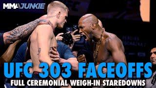 UFC 303 Full Fight Card Faceoffs Ortega vs. Lopes Garry vs. MVP More  Ceremonial Weigh-Ins