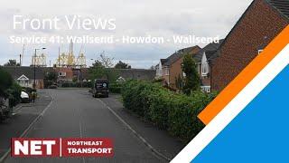 Front Views  Service 41 Wallsend - Howdon - Wallsend  Go North East