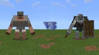 Minecraft - Mutant Villager vs Mutant Vindicator