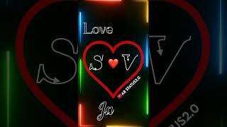 S Loves V name status video My Love S+V romantic status video  By AR Status2.0 #shorts #ytshorts