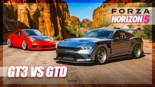 Forza Horizon 5 - GT3 RS vs $300000 Mustang GTD