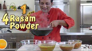 Tasty Rasam Powder and 4 Rasam- Tomato Pepper Chicken  and Dal Rasam