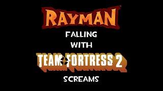 Rayman falling with TF2 Screams Meme